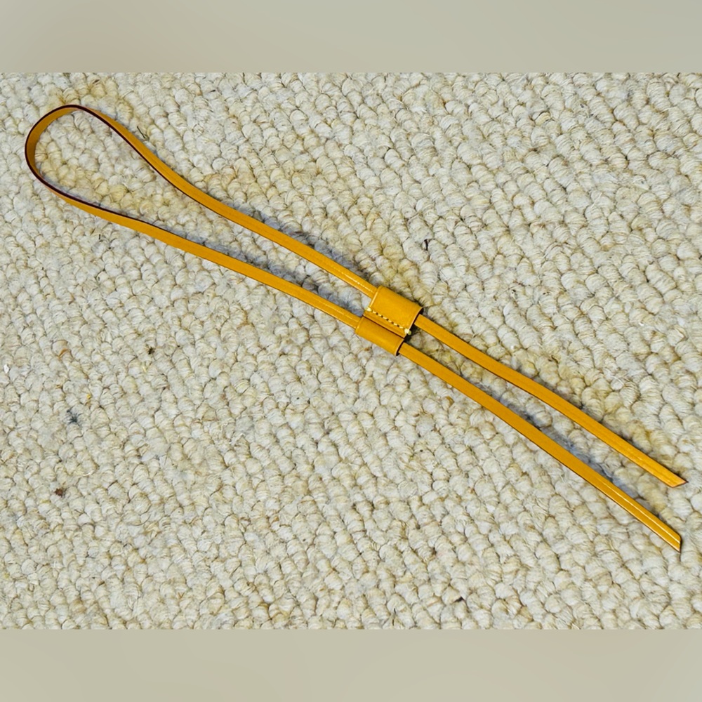 New Vachetta Leather Replacement Drawstring 36" long with slider - Unbranded
